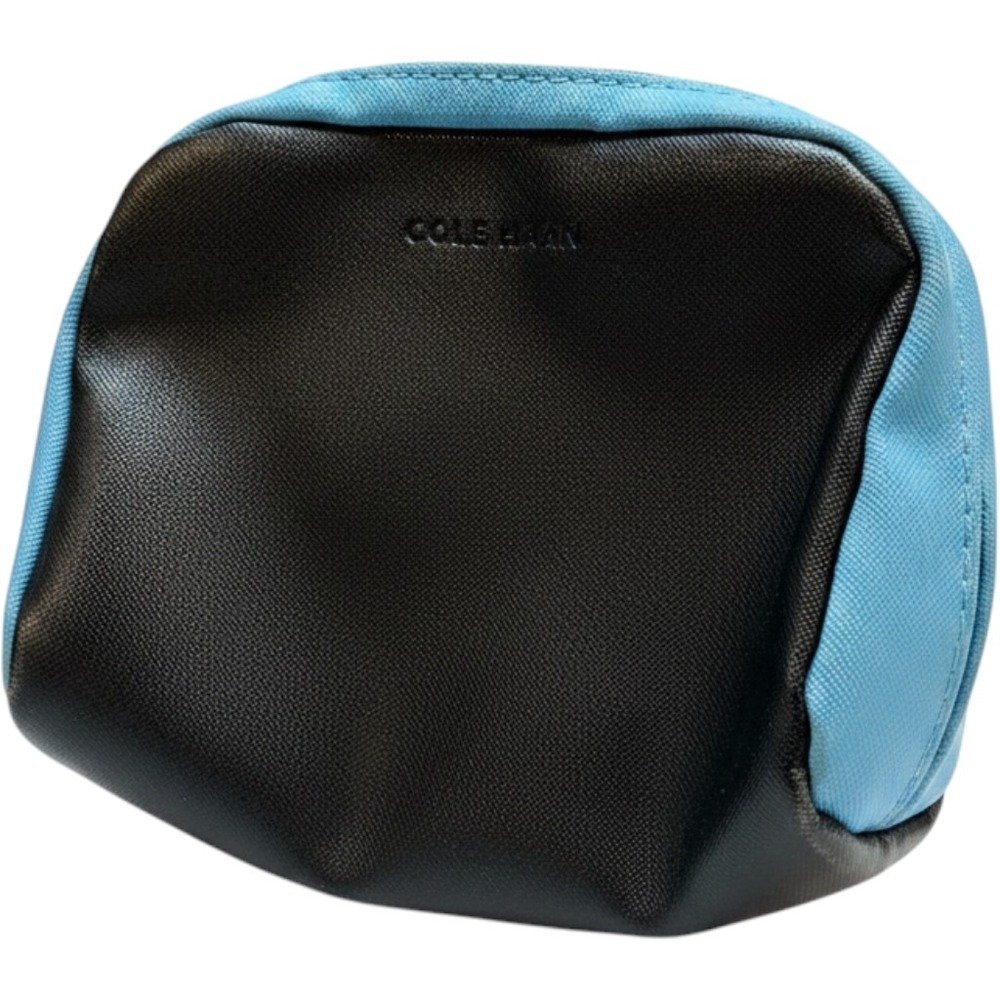 Cole Haan American Airlines Travel Amenity Pouch Toiletry Bag Black Blue Zip